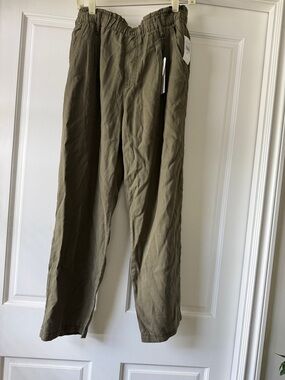NWT Sanctuary Olive Green Layla Paperbag Pant - L